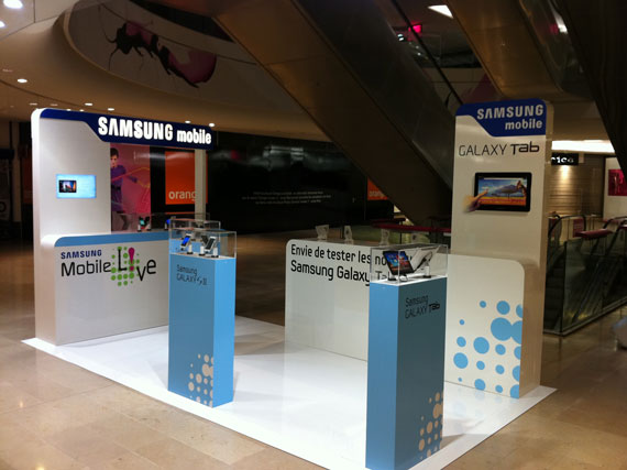 Stand Samsung Centre Cial Vélizy 2