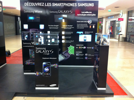 Stand Samsung Centre Cial 4 Temps Paris La Défense